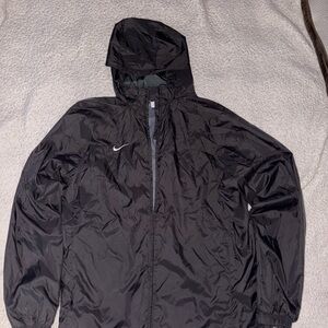 Nike Men's Black Windbreaker Jacket
